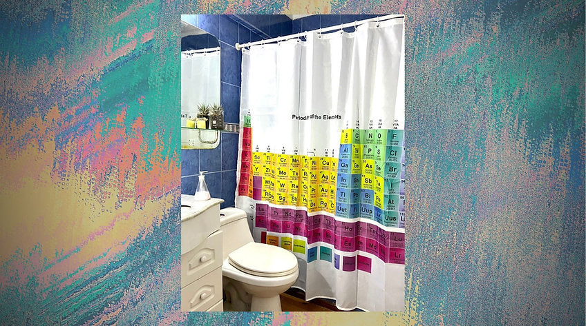 Periodic Table Shower Curtain