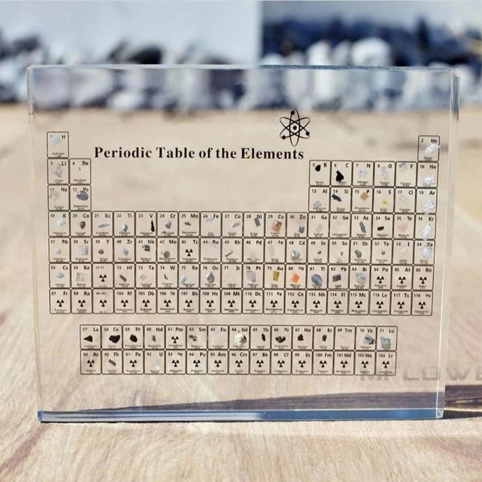 Periodic Table with Real Elements