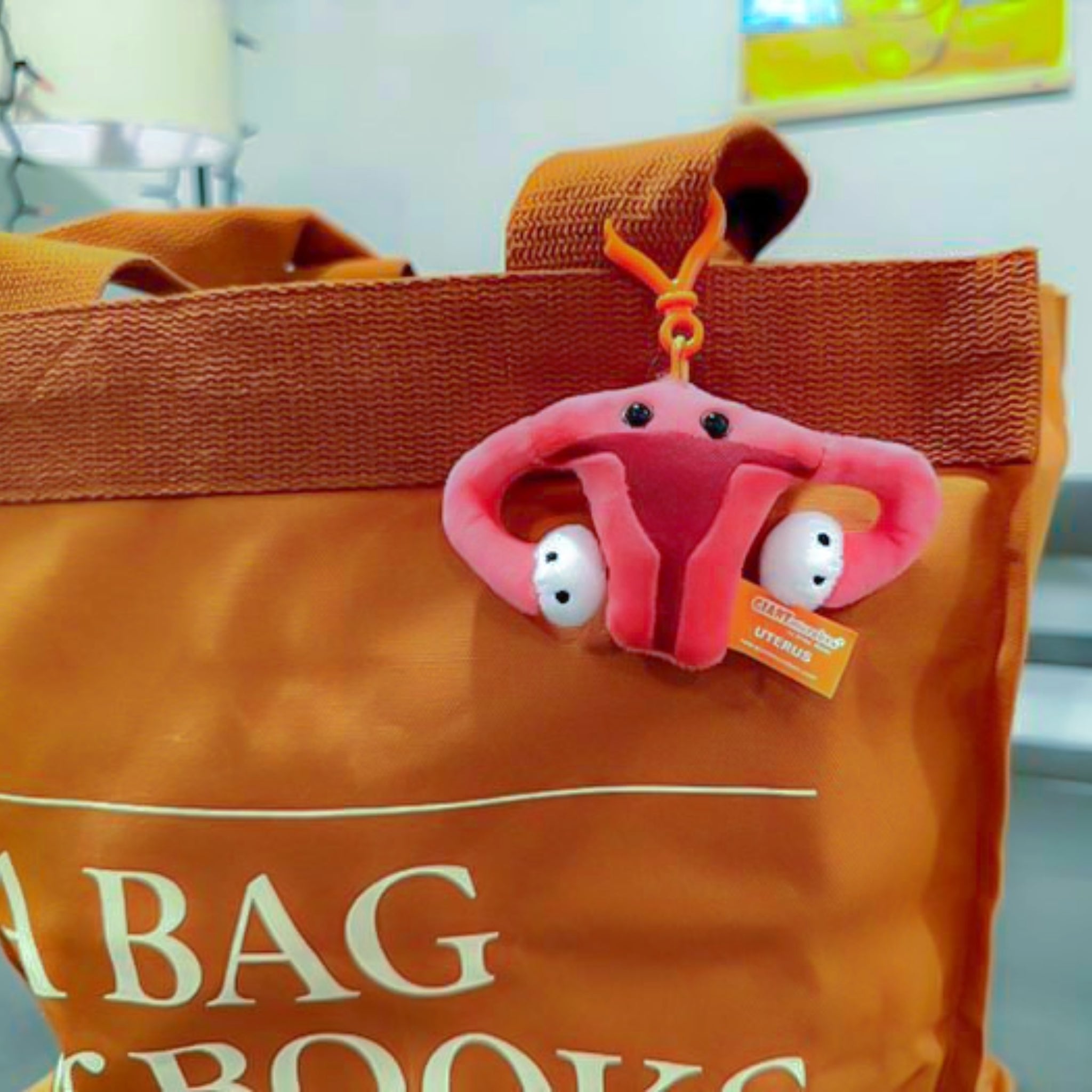 Uterus Keychain