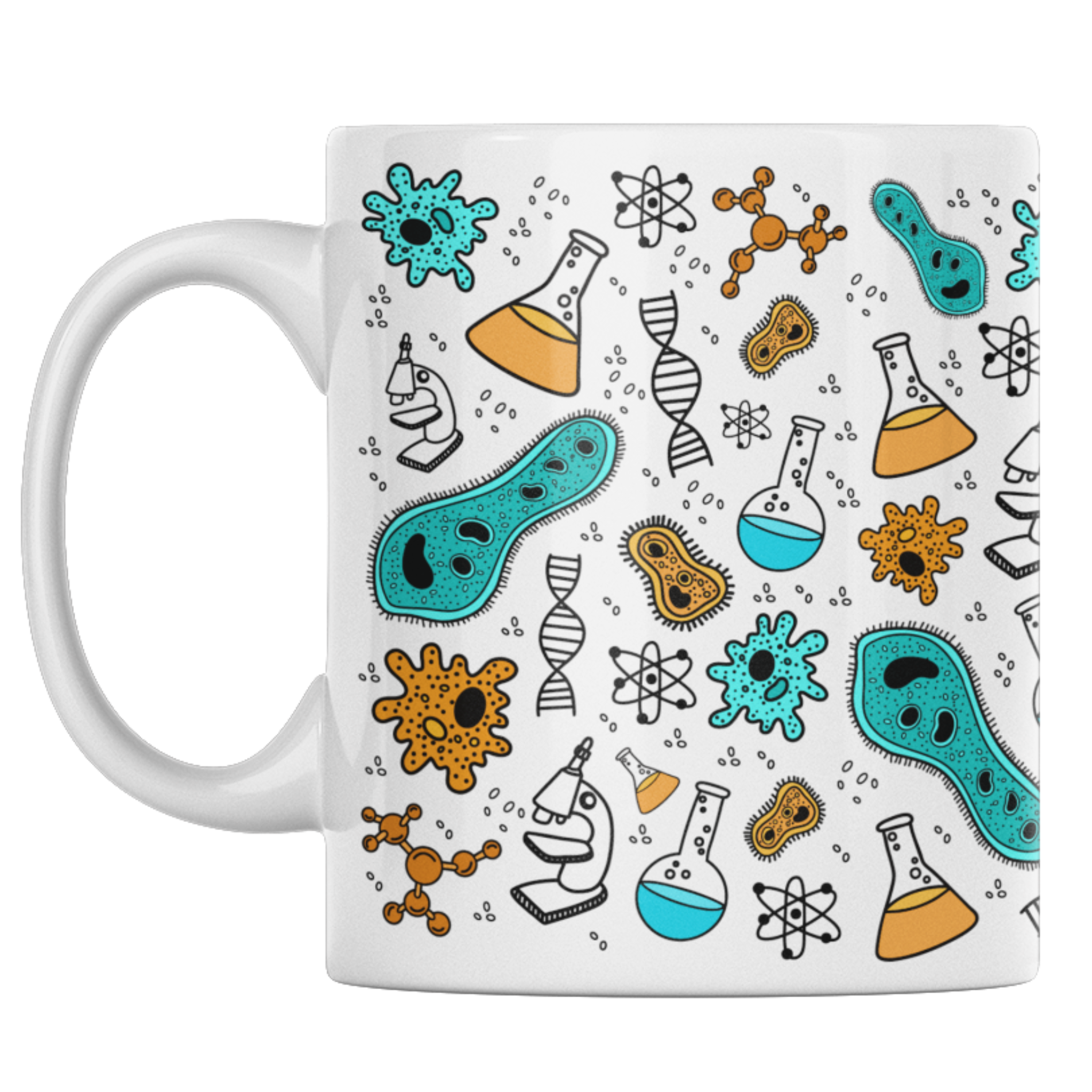 Biology Pattern Mug