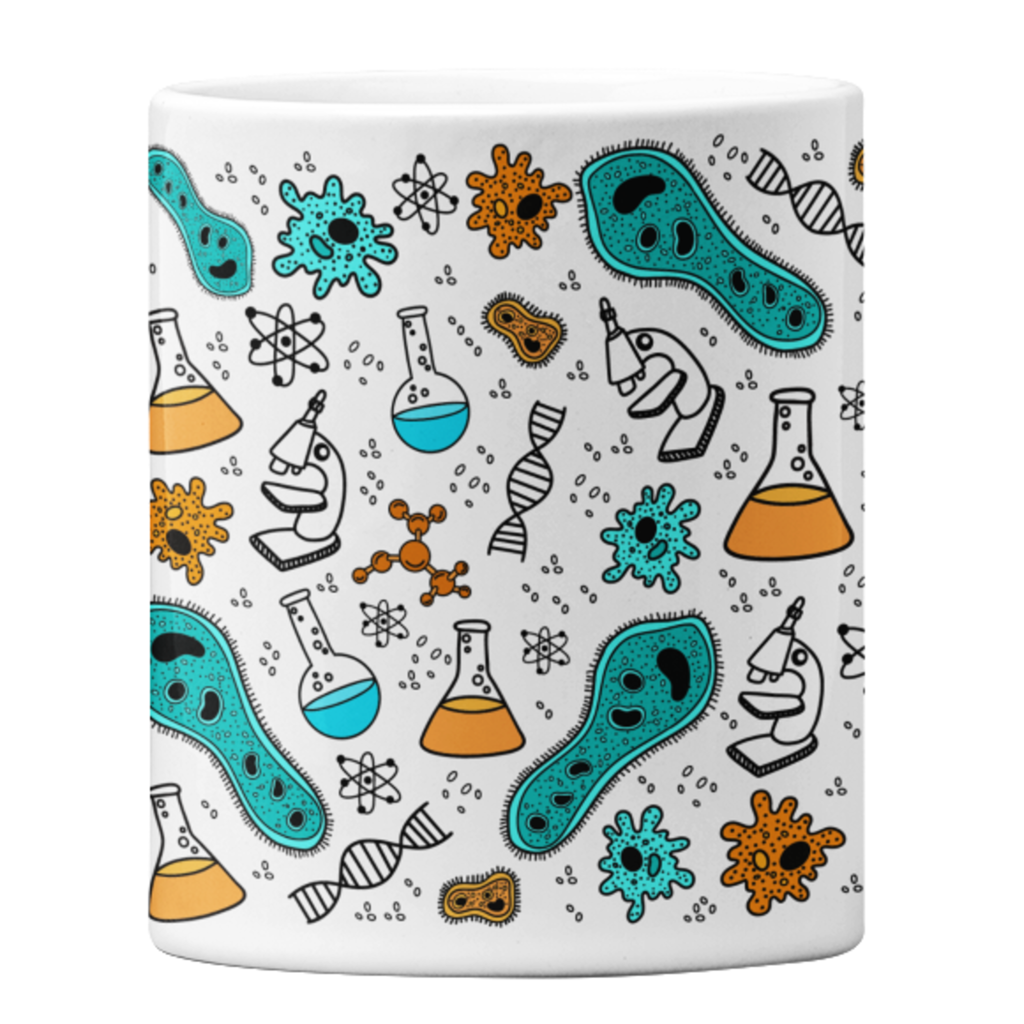 Biology Pattern Mug