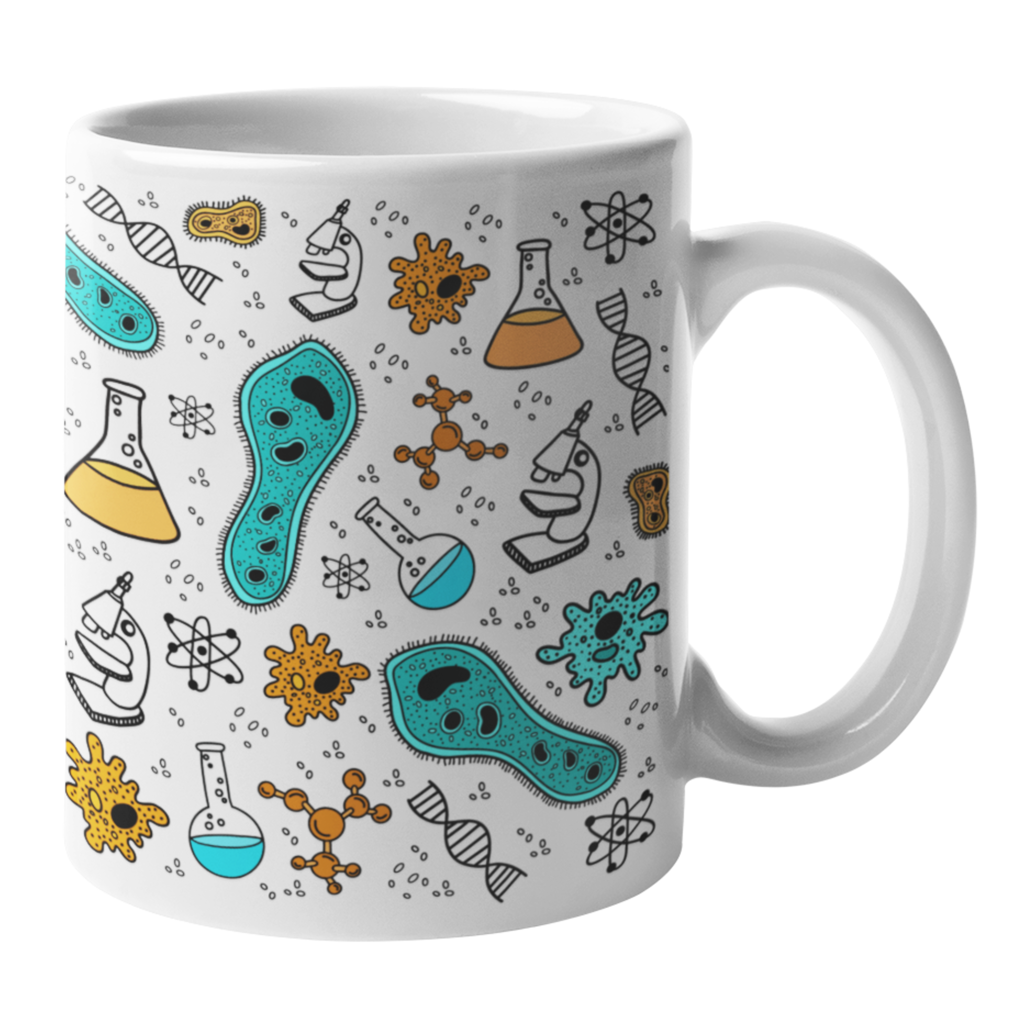 Biology Pattern Mug