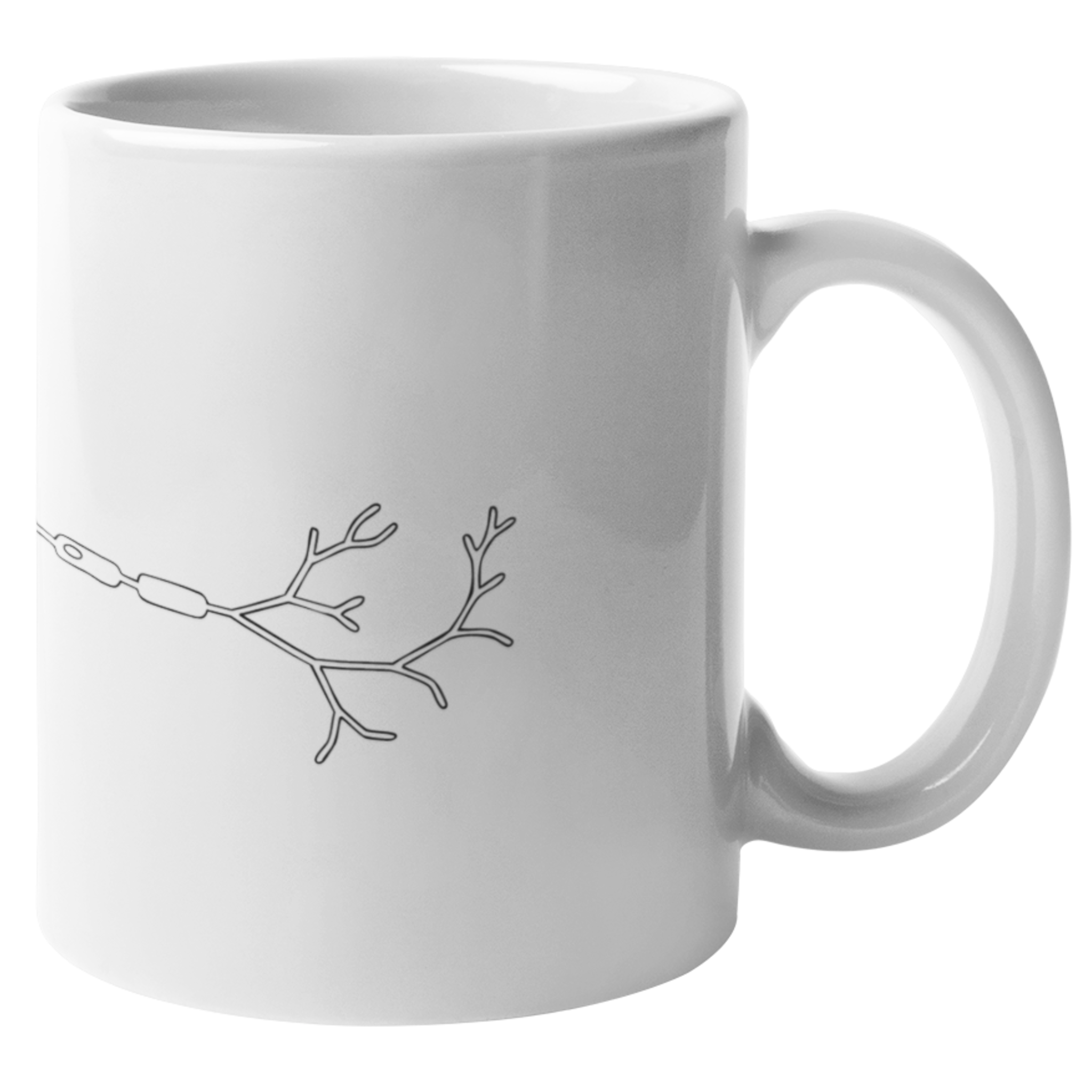 Neuron Black Mug