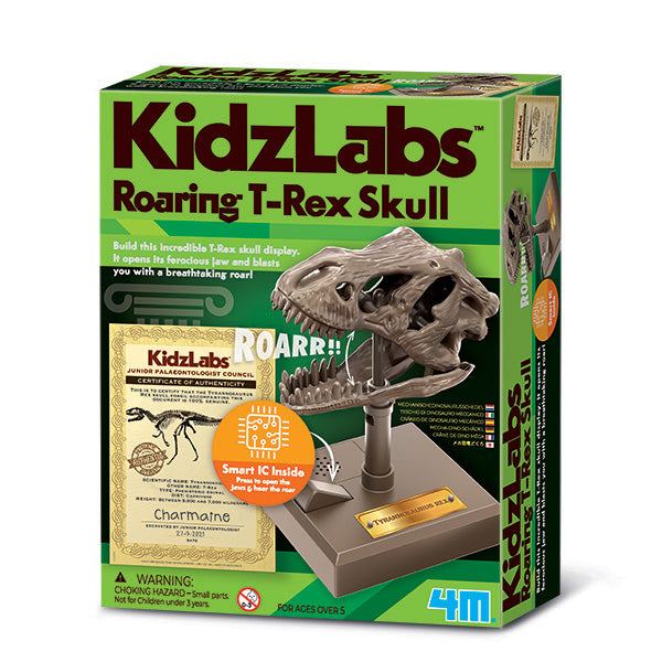 Roaring T-Rex Skull